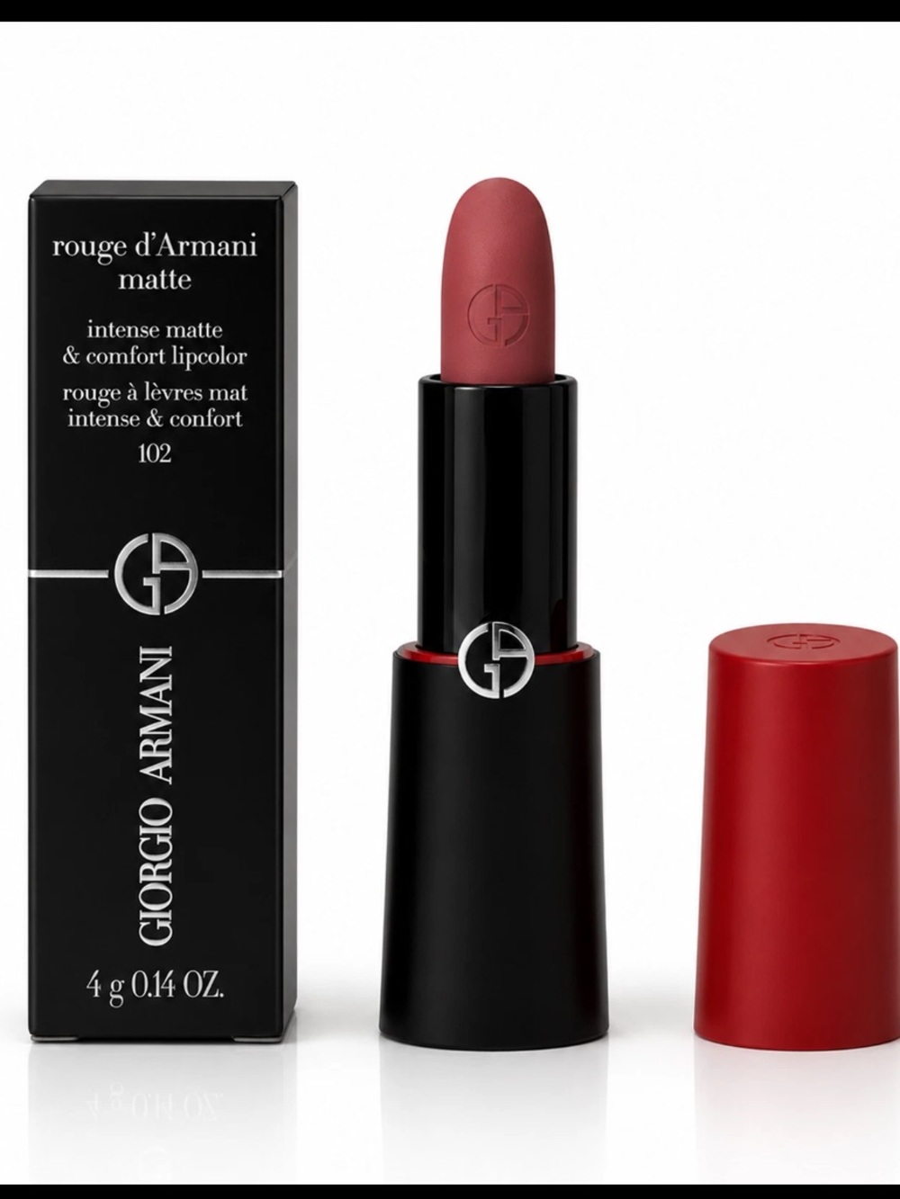 Giorgio Armani Rouge D'Armani Matte Androgino 102 Lipstick 4g